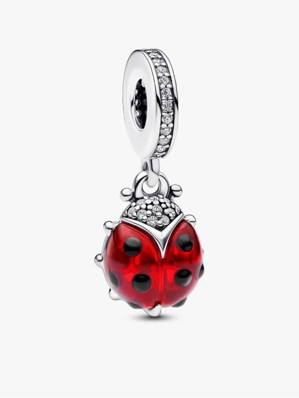 Pandora Red Ladybug Dangle Charm